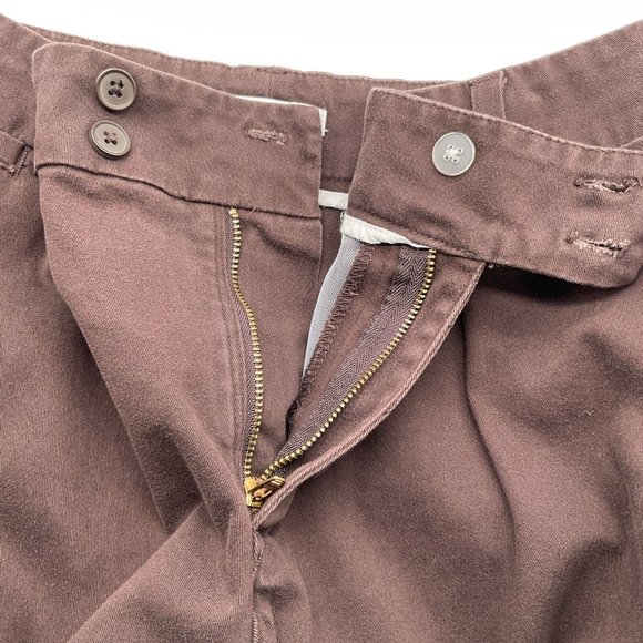 Lee Women's Just Below The Waist Straight Leg Pants Size 14M Chocolate Brown - Picture 7 of 11